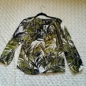 Ann Taylor Green leaf Top